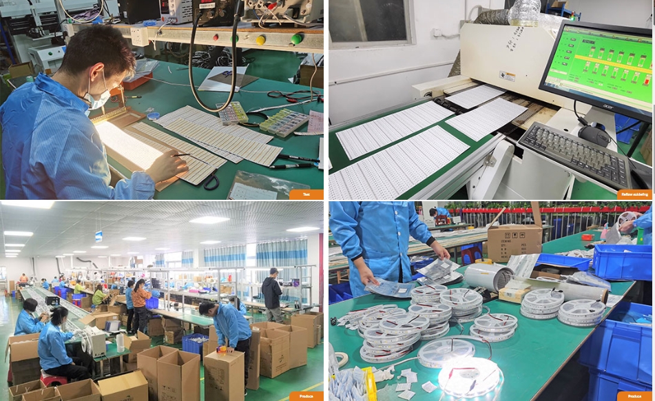 Guoye Optoelectronics controla la calidad de las tiras de luz LED