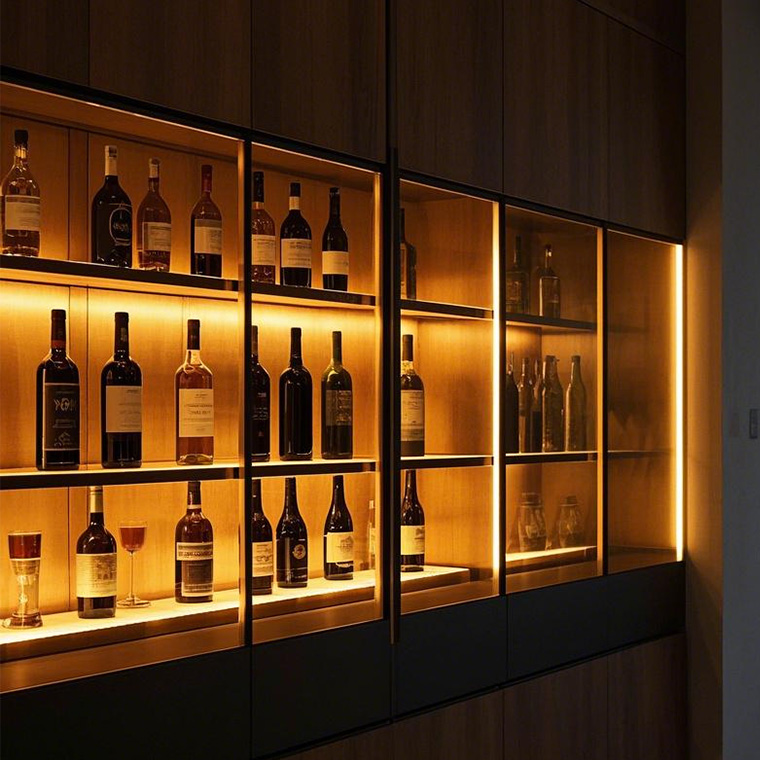 Gabinete de vino LED Strip Selección y aplicación de temperatura de color de luz