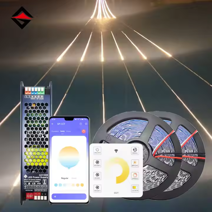 ¿Cómo conectarse y usar la tira LED de agua corriente?