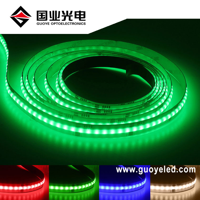 Cob led tira rgbw
