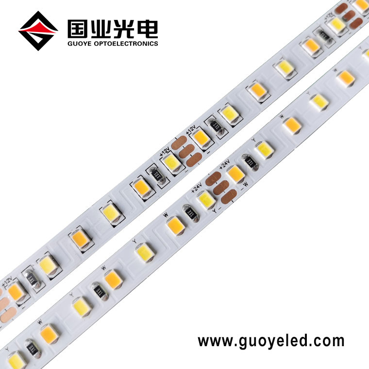 Tiras de luces LED de doble color