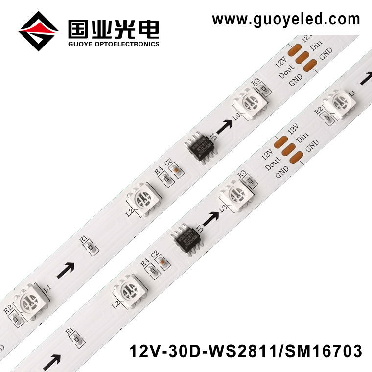 Tira de luz led de píxel Ws2811
